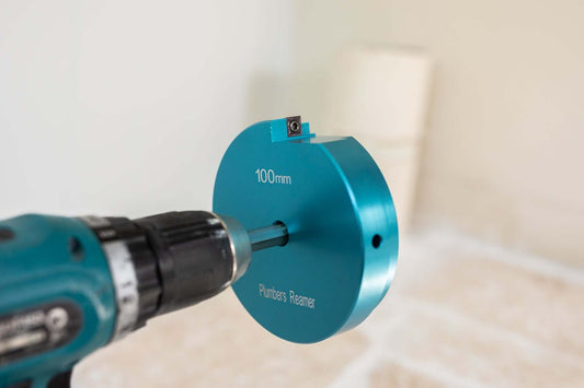 The 100mm PVC Reamer is ideal for new builds or big fittings—made for plumbers who know what they need and want to get it done right.
