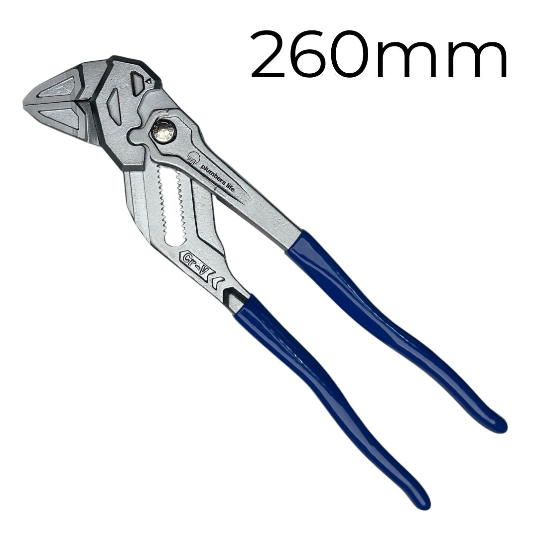 Plumbers Life Sure Grip Pliers Smooth Jaw for Chrome Fittings