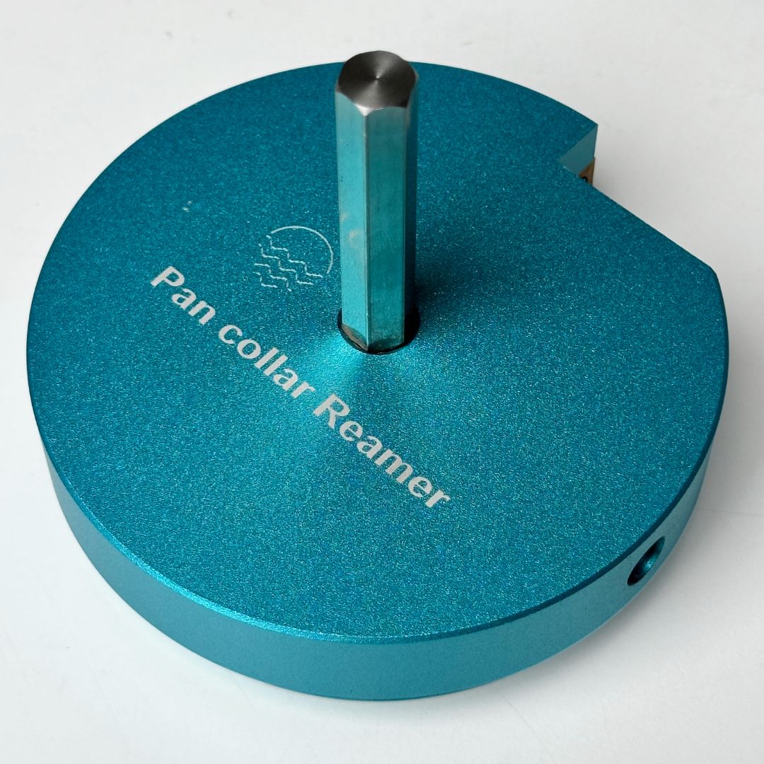 Pan Collar Reamer for Standard Drill | Tungsten Blade PVC Pipe Removal Tool