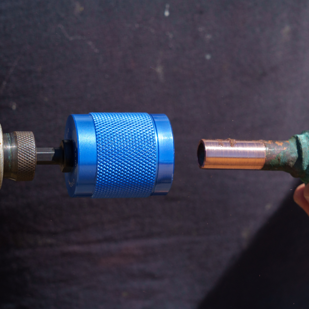 Copper Pipe Cleaner for Drill - 15mm & 20mm - Plumbers Life Pro 2pc Kit