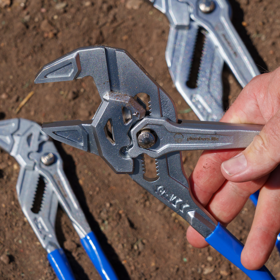 Plumbers Life Sure Grip Pliers Smooth Jaw for Chrome Fittings